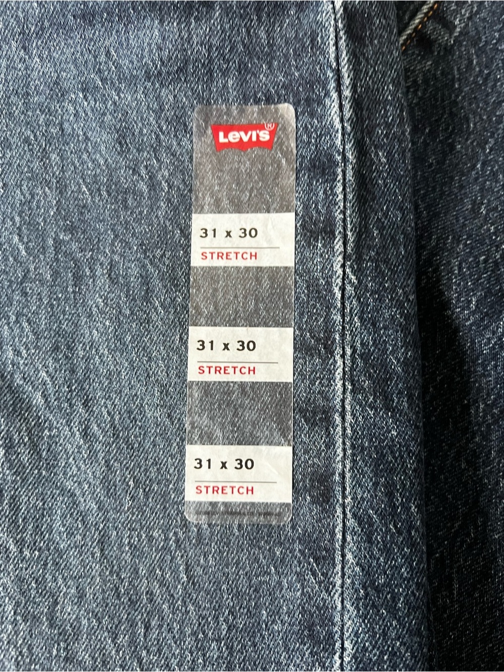 Levi's 501 Straight Leg Jeans in Dark Blue Denim - Picture 7 of 10
